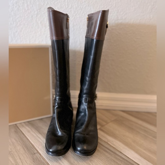 Michael Kors two toned boots size 8.5 - Picture 2 of 6